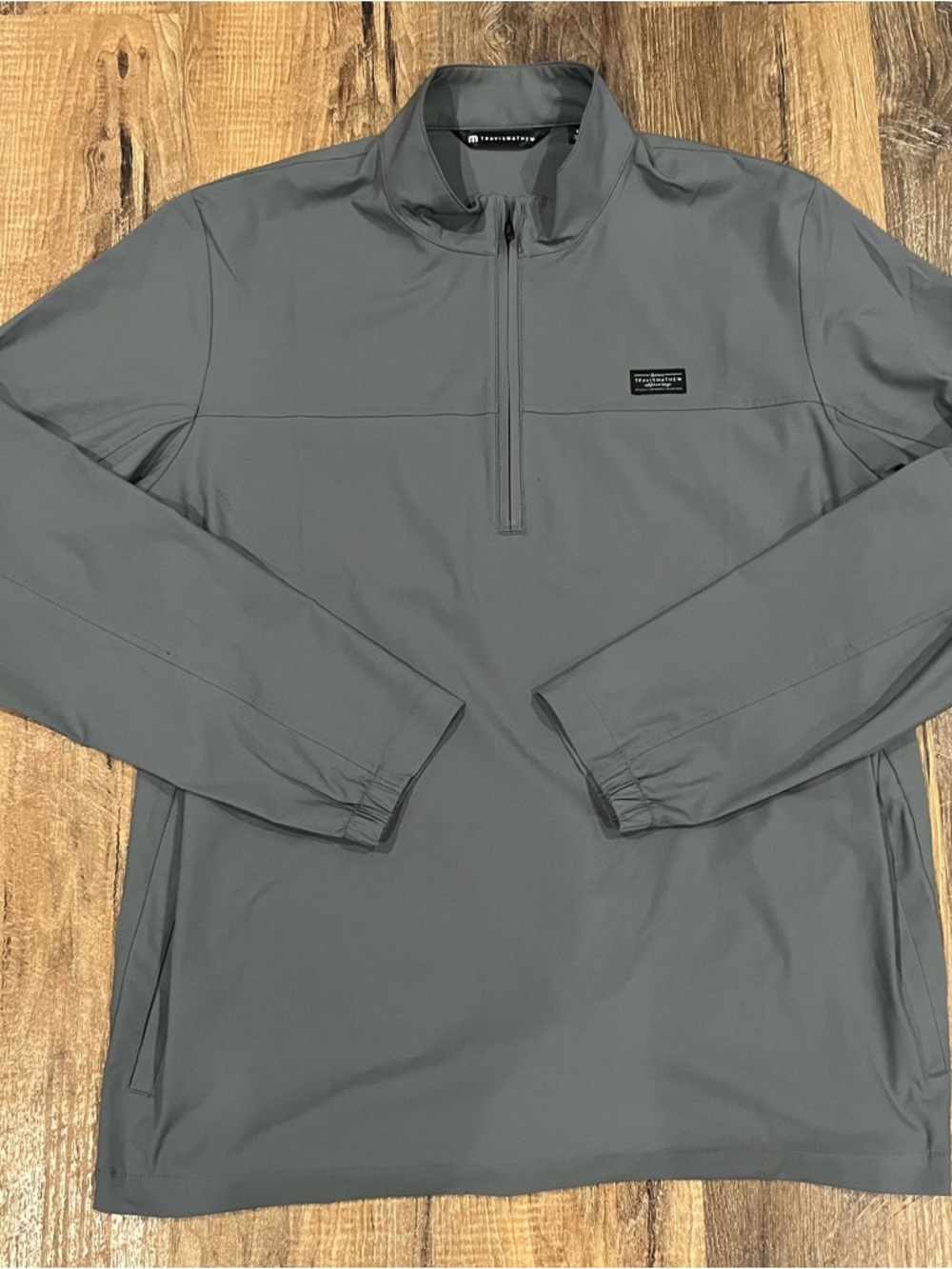 Travis Mathew Wanderlust 1/4 Zip Pullover Men’s XL Gray Golf 1MAA041